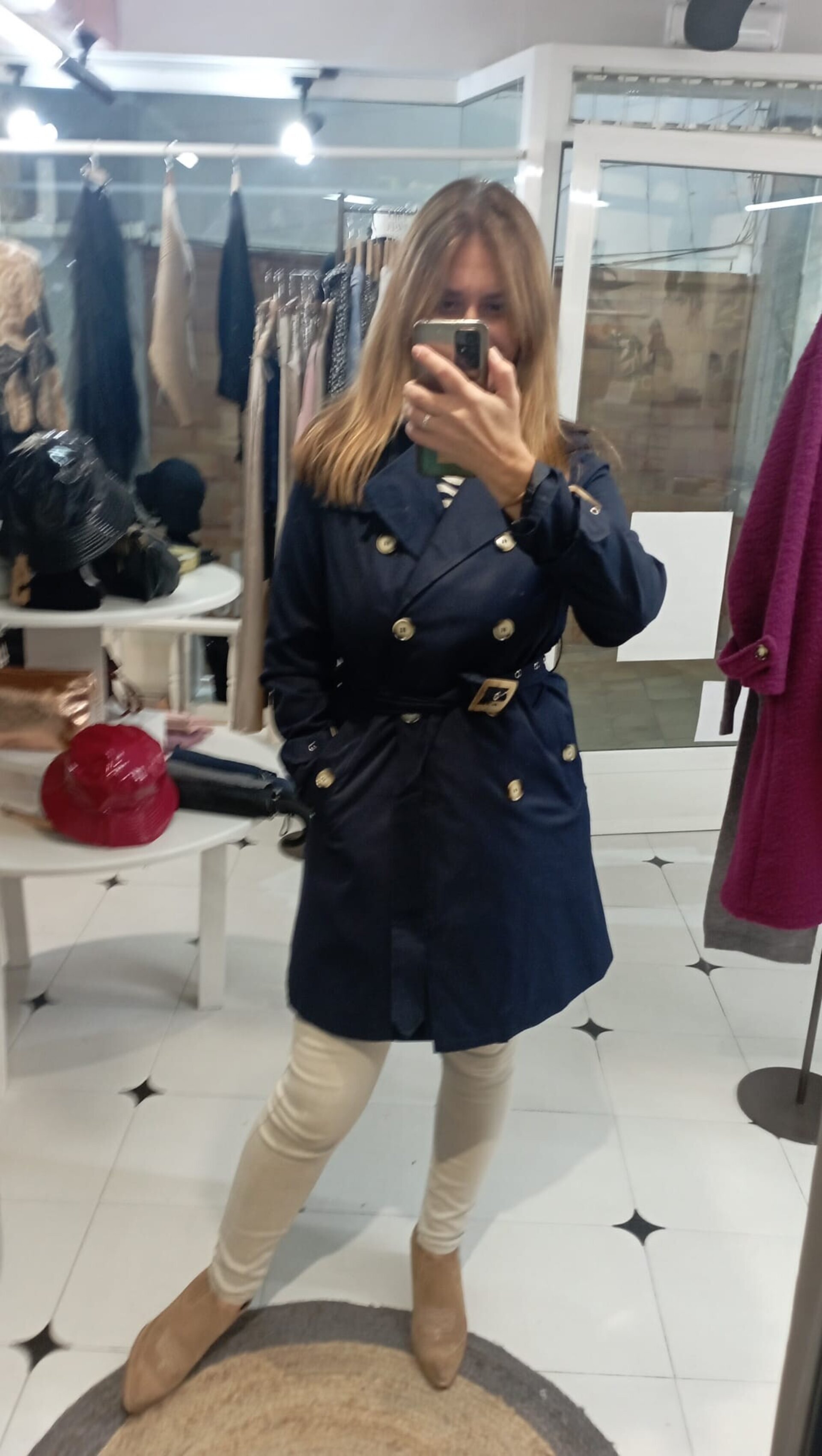 GABARDINA AZUL LOLA - 2