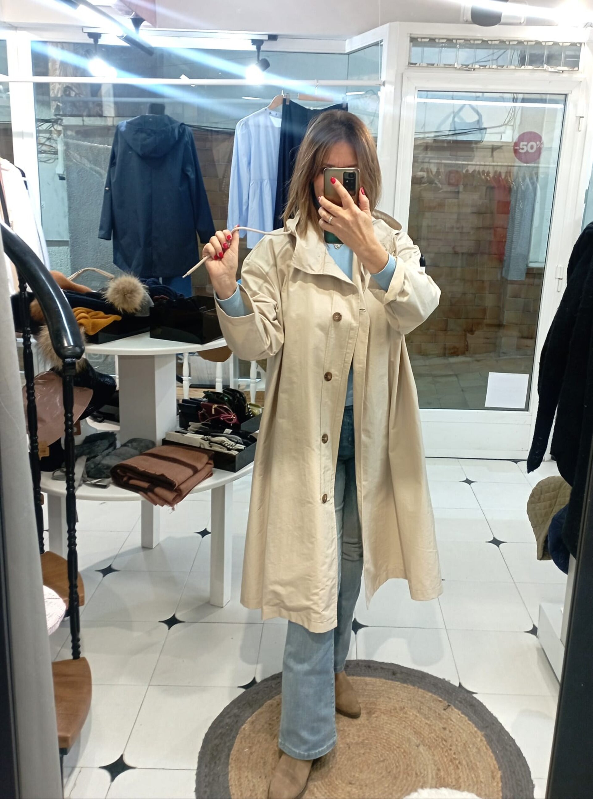 GABARDINA OVERSIZE  CLAUDIA - 7