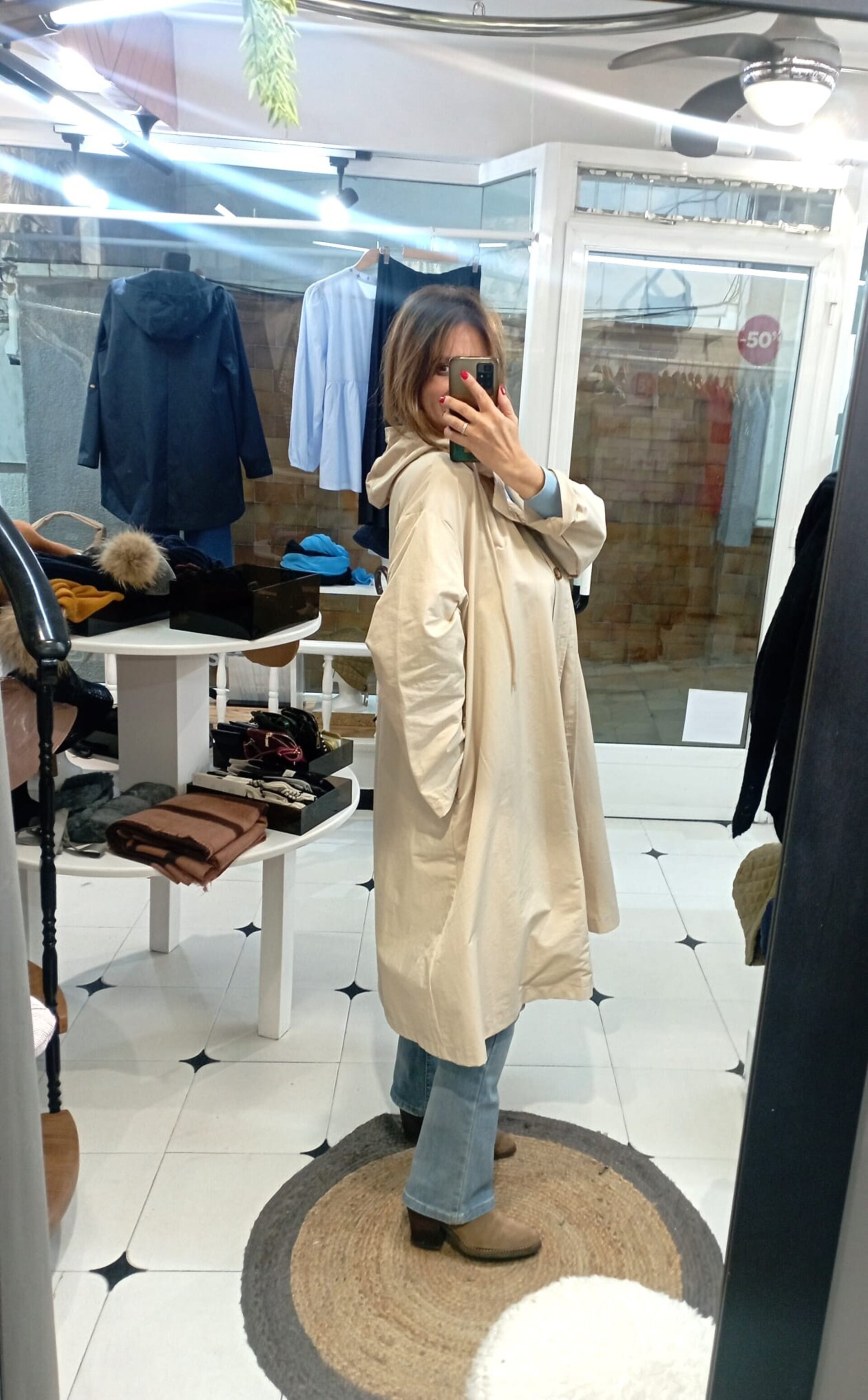 GABARDINA OVERSIZE  CLAUDIA - 5