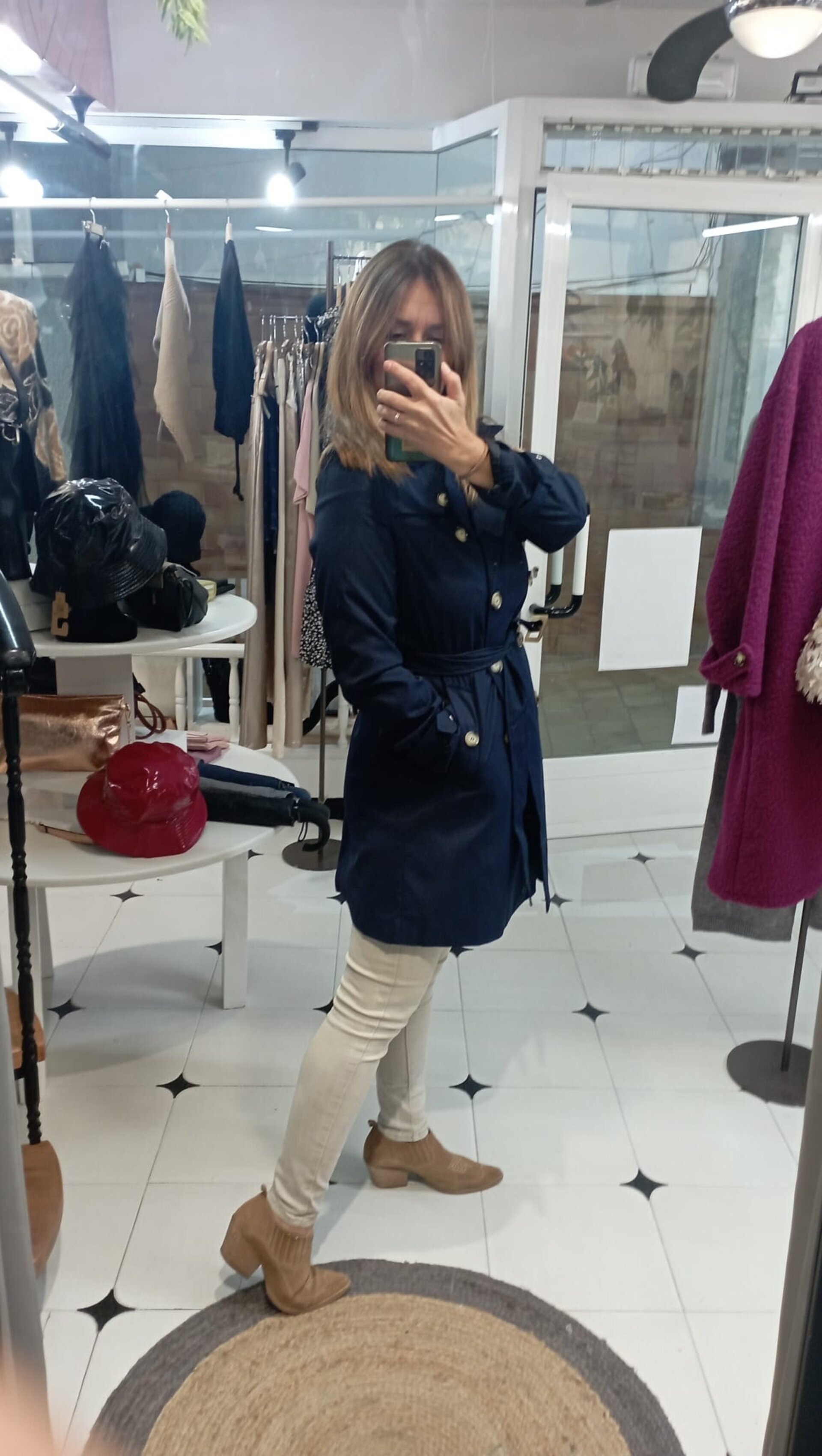 GABARDINA AZUL LOLA - 3