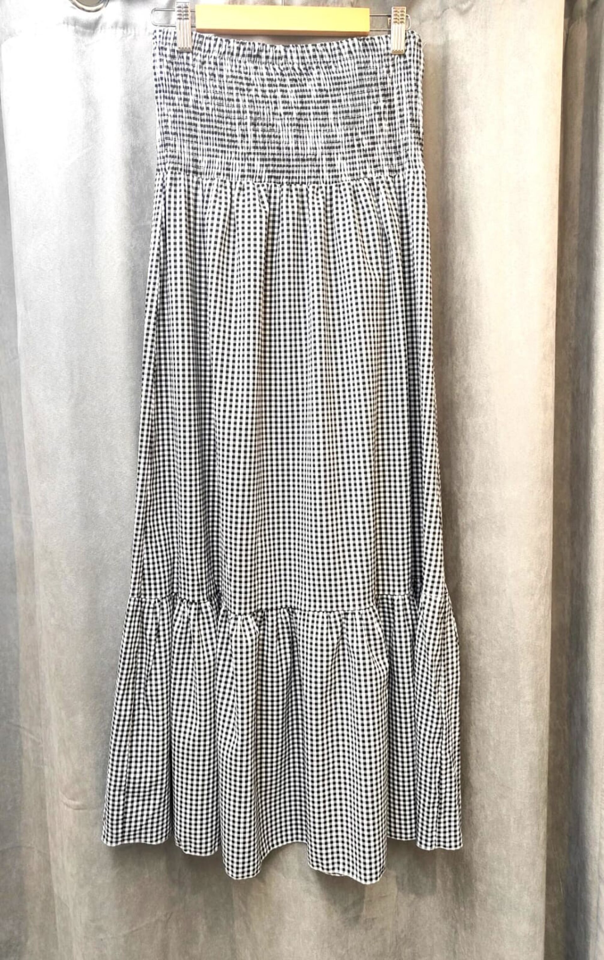 FALDA/VESTIDO VICHY VOLANTE - 5