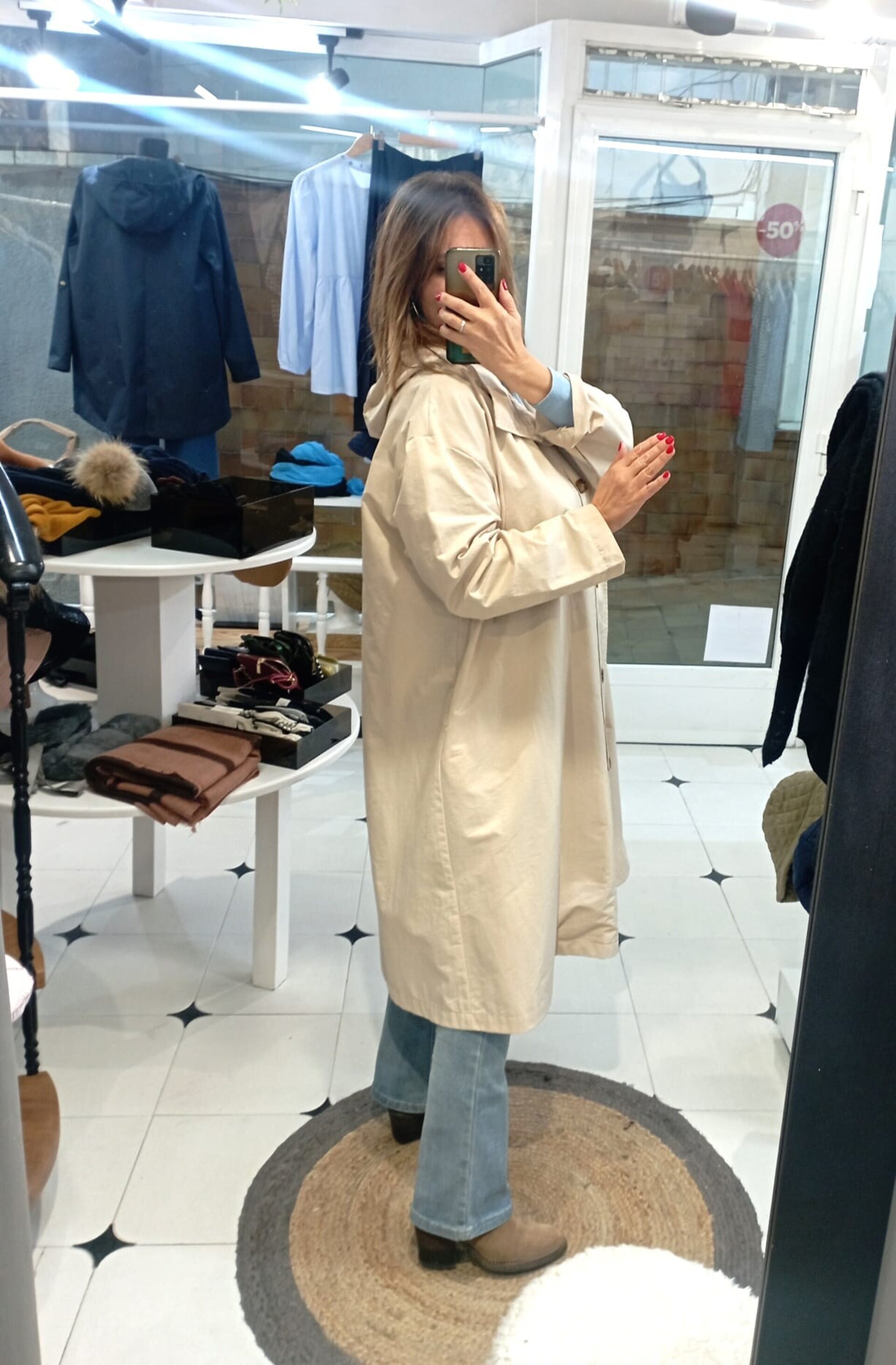 GABARDINA OVERSIZE  CLAUDIA - 9
