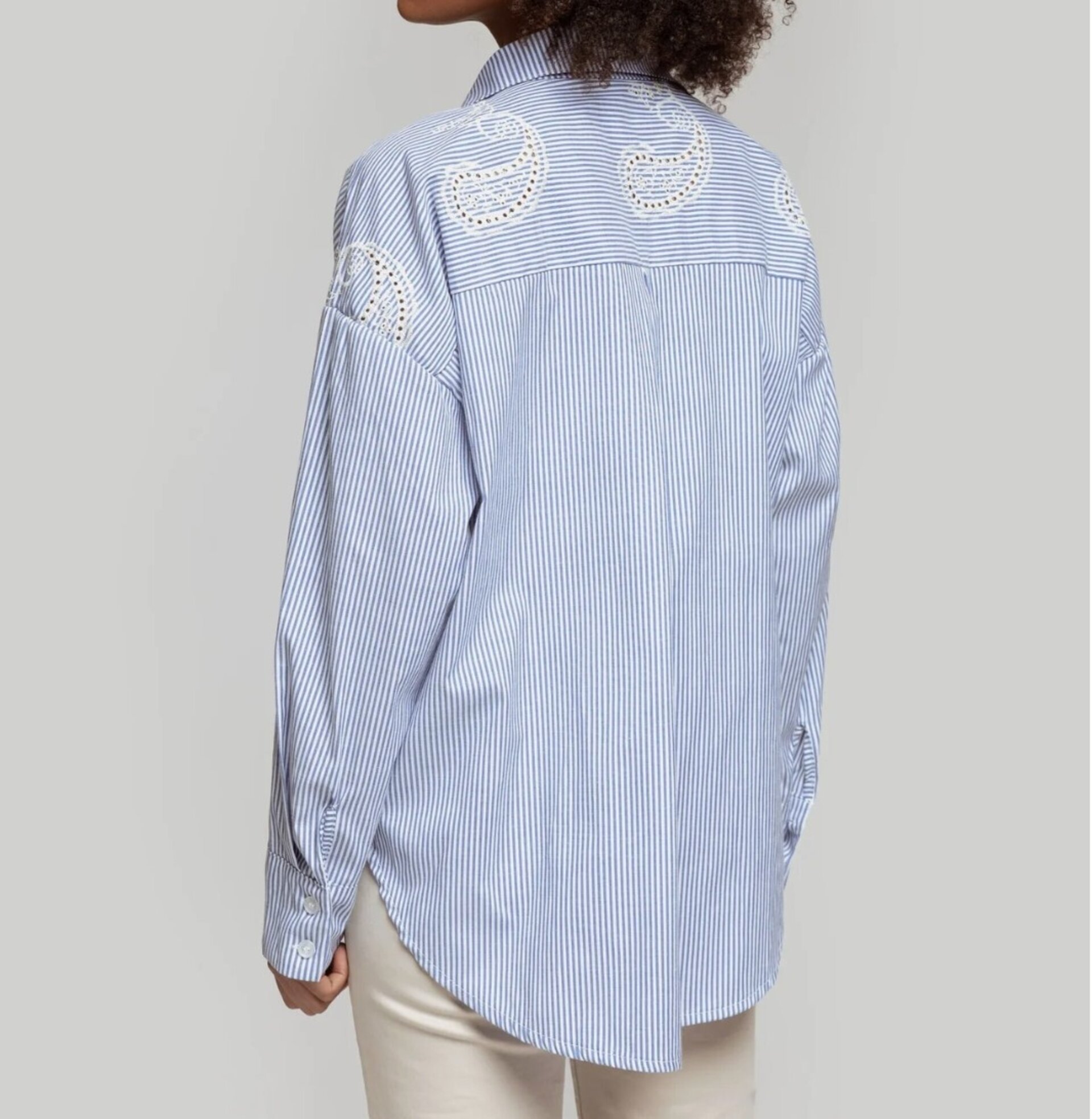 CAMISA RAYAS BORDADA ALI - 2